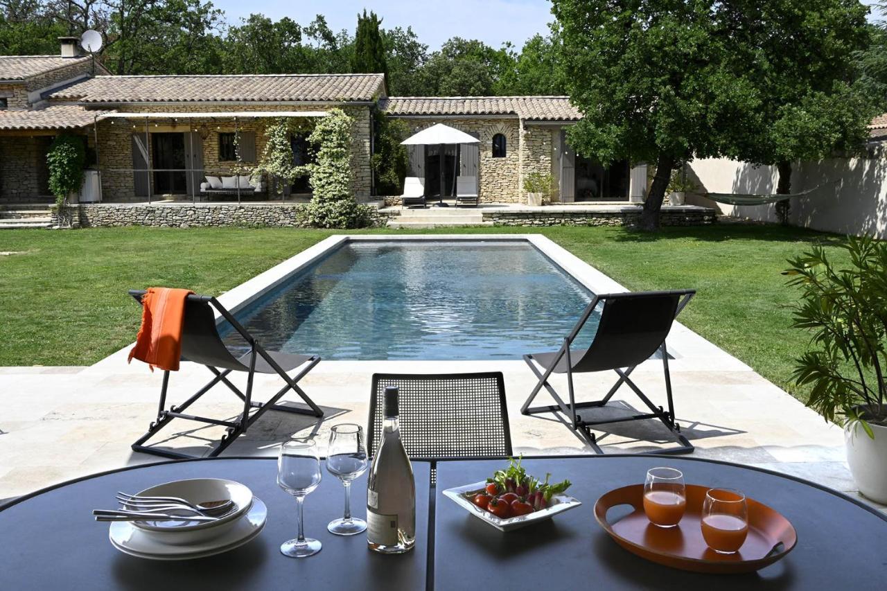 Les Agapanthes De Gordes Villa Buitenkant foto